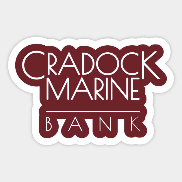 Cradock Marine Bank from XFiles and Breaking Bad X Files Sticker